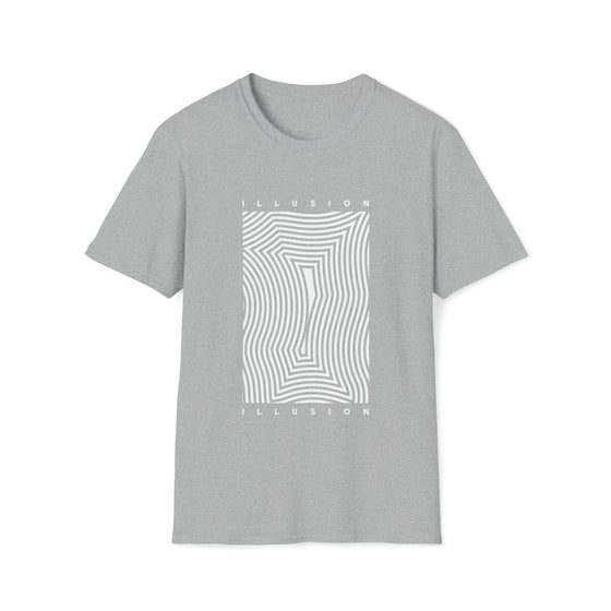 Abstract Shapes Fingerprints Portal V28 | Unisex Soft Style Tee T-Shirt | Embrace Your Vibe
