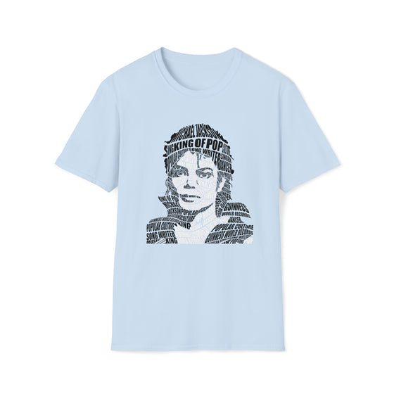 Michael Jackson | Unisex Soft Style Tee T-Shirt  | Calligram Word Design