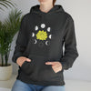 Yoga Sweatshirt | Lotus Moon Phases | Unisex Hooded Hoodie Sweatshirt | Tranquility