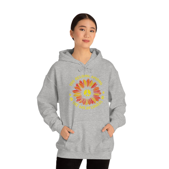 Among Wildflowers | Unisex Hooded Sweatshirt | Embrace Your Vibe