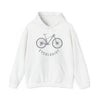 Bike Sweatshirt | MTB Mountain Bike Cycologist Biking | Unisex Hooded Hoodie Sweatshirt