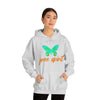 Chill Stitch – Free Spirit Butterfly - Unisex Hooded Hoodie Sweatshirt – Embrace Your Vibe