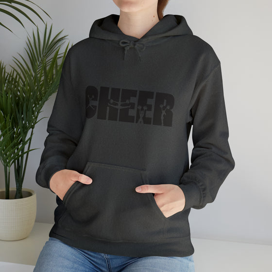 Cheer Team Sweatshirt Silhouette Sports Name | Unisex Hooded Hoodie Sweatshirt