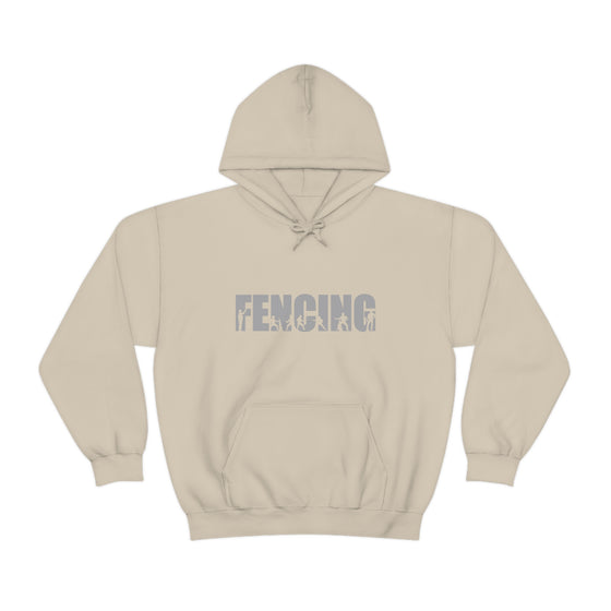 Fencing Sport Sweatshirt | Unisex Hooded Hoodie Sweatshirt