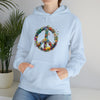 Flower Piece Symbol Sweatshirt | Watercolor Unisex Hooded Hoodie Sweatshirt