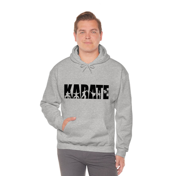 Chill Stitch – Karate Sport - Unisex Hooded Hoodie Sweatshirt – Embrace Your Vibe