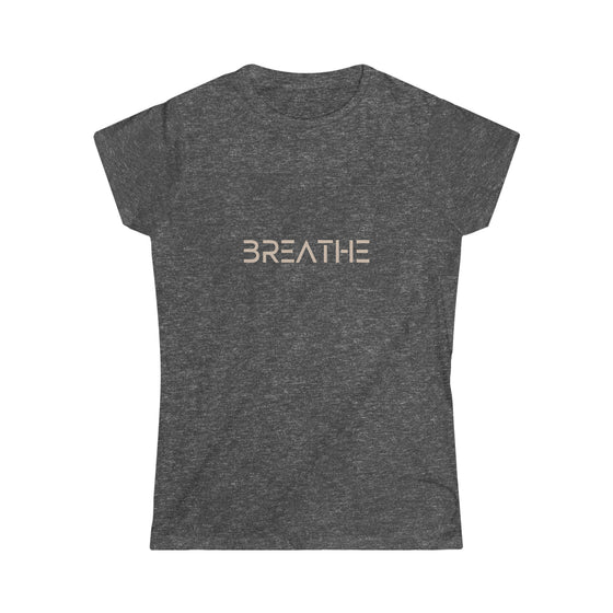 Breath Yoga Meditation Life | T-Shirt - Women's Soft style Tee | Embrace Your Vibe