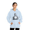 Michael Jordan Basketball | Unisex Hooded Hoodie Sweatshirt  | Calligram Word Design