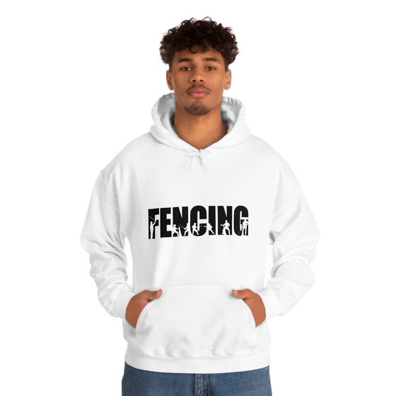 Fencing Sport Sweatshirt | Unisex Hooded Hoodie Sweatshirt