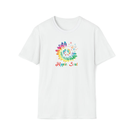 Hippie Shirt | Soul Sunflower | Hippie Earth Peace Designs | Unisex Soft Style T-Shirt