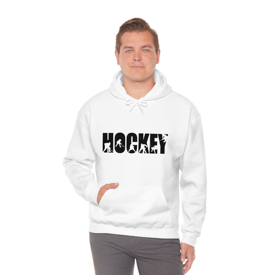 Chill Stitch – Hockey Sport - Unisex Hooded Hoodie Sweatshirt – Embrace Your Vibe