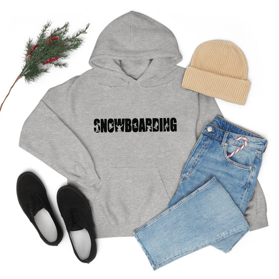 Chill Stitch – Snowboarding Sport - Unisex Hooded Hoodie Sweatshirt – Embrace Your Vibe