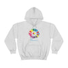 Chill Stitch – Sunflower Rainbow Peace - Unisex Hooded Hoodie Sweatshirt – Embrace Your Vibe