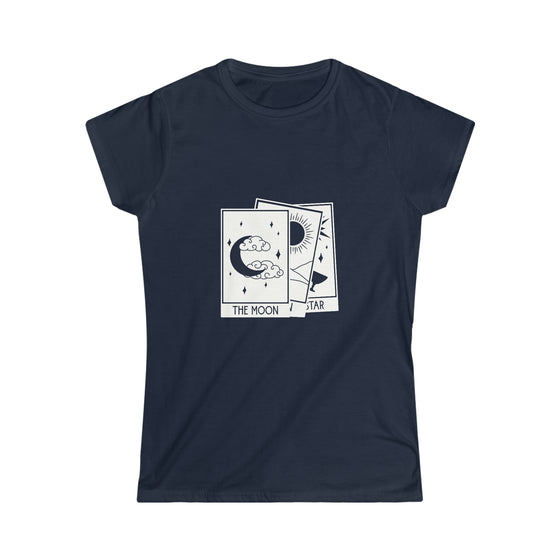 Yoga Shirt | Tarot Card Stack Meditation | T-Shirt  Tee | Women's Soft style