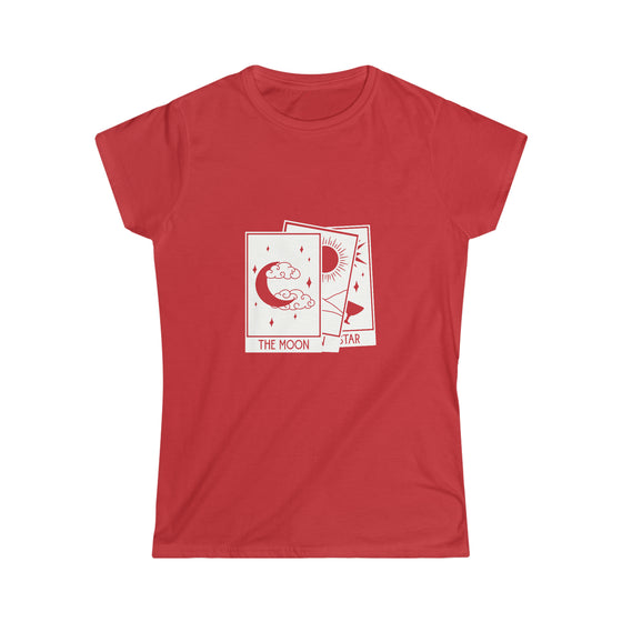 Yoga Shirt | Tarot Card Stack Meditation | T-Shirt  Tee | Women's Soft style