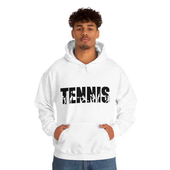 Chill Stitch – Tennis Sport - Unisex Hooded Hoodie Sweatshirt – Embrace Your Vibe