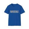 Baseball Sporting Name Athlete Silhouettes  |  Unisex Soft Style T-Shirt | Embrace Your Vibe