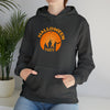 Halloween Sweatshirt | Party Bats Castle | Unisex Hooded Hoodie Sweatshirt