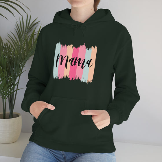 Chill Stitch – Paint Strokes Mama - Unisex Hooded Hoodie Sweatshirt – Embrace Your Vibe