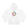 Chill Stitch – Sunflower Rainbow Peace - Unisex Hooded Hoodie Sweatshirt – Embrace Your Vibe