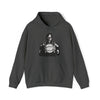 Michael Jordan Basketball | Unisex Hooded Hoodie Sweatshirt  | Calligram Word Design