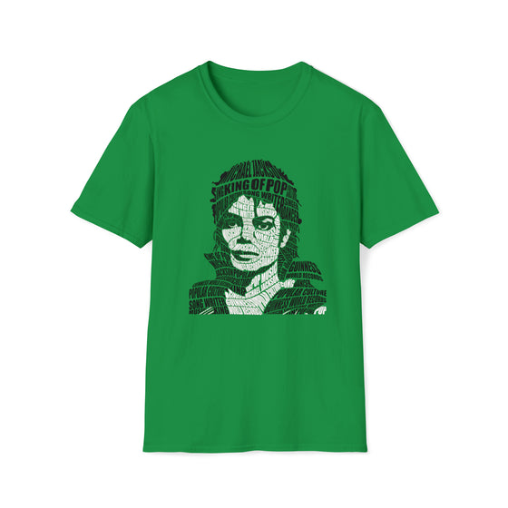 Michael Jackson | Unisex Soft Style Tee T-Shirt  | Calligram Word Design