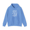 Girl Who Loves Coffee Sweatshirt | Unisex Hooded Hoodie Sweatshirt