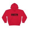 Chill Stitch – Soccer Sport - Unisex Hooded Hoodie Sweatshirt – Embrace Your Vibe