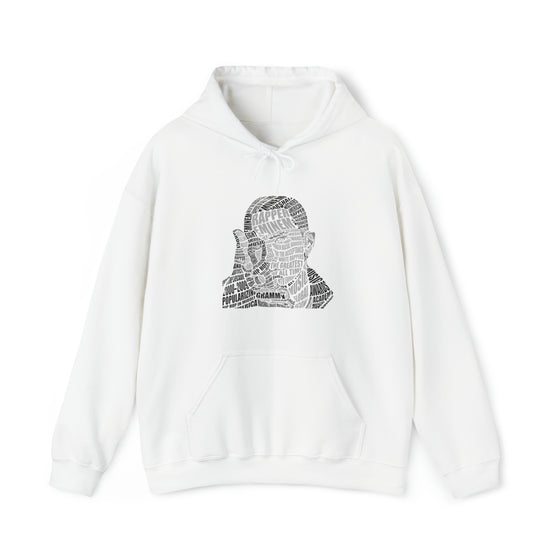 Eminem | Unisex Hooded Hoodie Sweatshirt | Embrace Your Vibe | Calligram Word Design