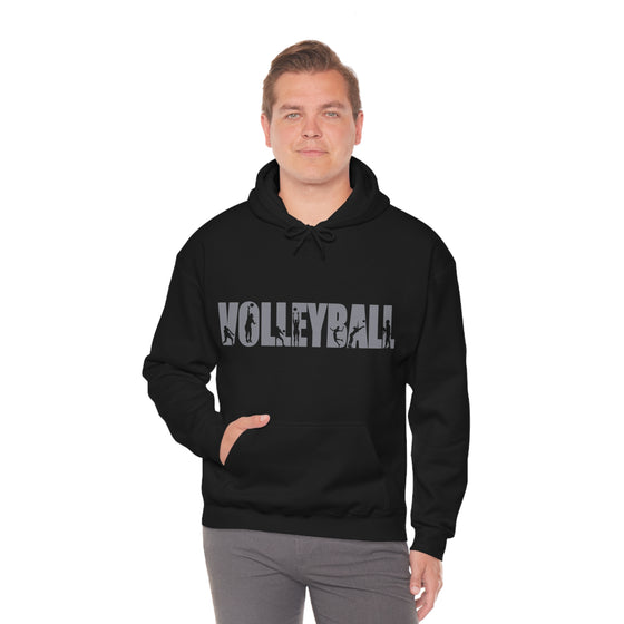 Chill Stitch – Volleyball Sport - Unisex Hooded Hoodie Sweatshirt – Embrace Your Vibe