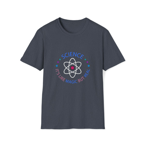 Science Shirt | Science Real Magic Physic Teacher | Unisex Soft Style Tee T-Shirt | Science Technology