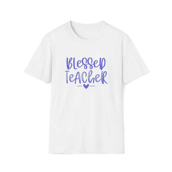 Teacher Life Shirt | Teaching Blessed Teacher | Unisex Soft Style Tee T-Shirt