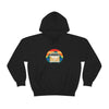 Chill Stitch – VW Van Mountains - Unisex Hooded Hoodie Sweatshirt – Embrace Your Vibe