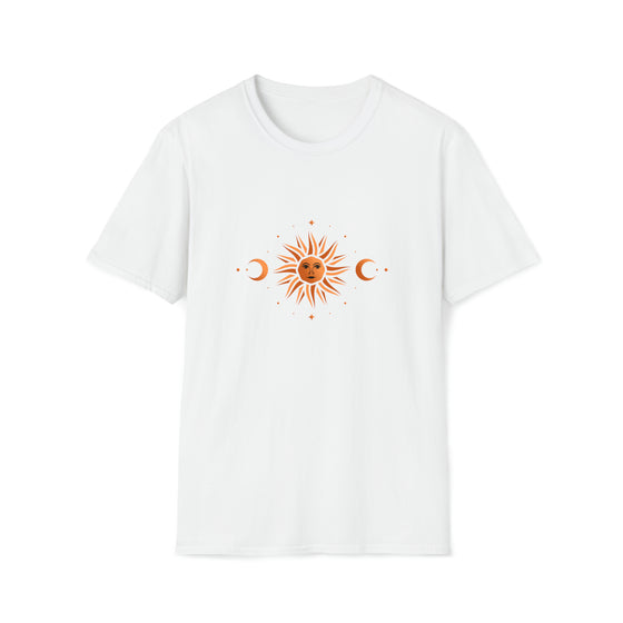 Abstract Shapes V32 Mystical Native Egyptian | Unisex Soft Style Tee T-Shirt  |  Embrace Your Vibe