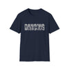 Dancing Cheer Team T-shirt | Sporting Name Athlete Silhouettes | Unisex Soft Style T-Shirt