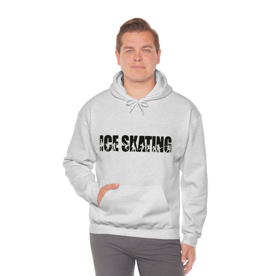 Chill Stitch – Ice Skating Sport - Unisex Hooded Hoodie Sweatshirt – Embrace Your Vibe