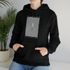 Abstract Shapes V28 Square Line Fingerprint | Abstract | Minimalist | Modern  Unisex Hooded Hoodie Sweatshirt | Embrace Your Vibe