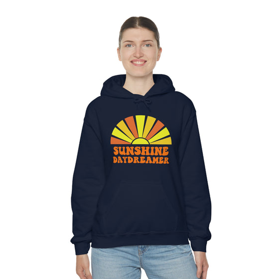 Chill Stitch – Sunshine Day Dreamer - Unisex Hooded Hoodie Sweatshirt – Embrace Your Vibe