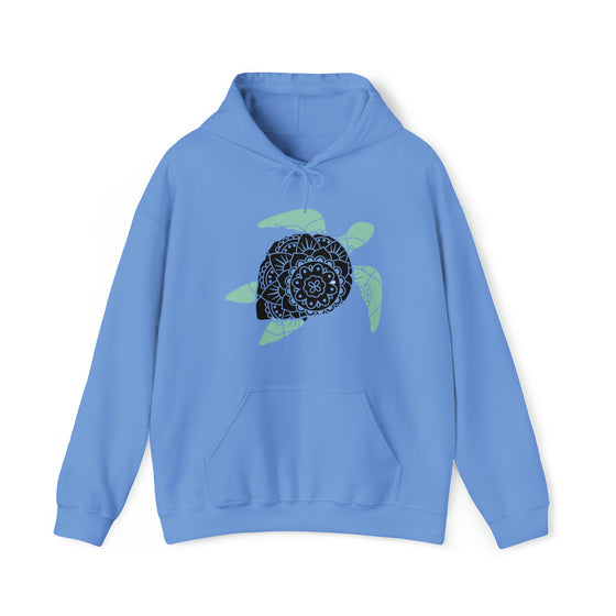 Mandala Sea Turtle Sweatshirt | Unisex Hooded Hoodie Sweatshirt