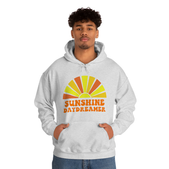 Chill Stitch – Sunshine Day Dreamer - Unisex Hooded Hoodie Sweatshirt – Embrace Your Vibe