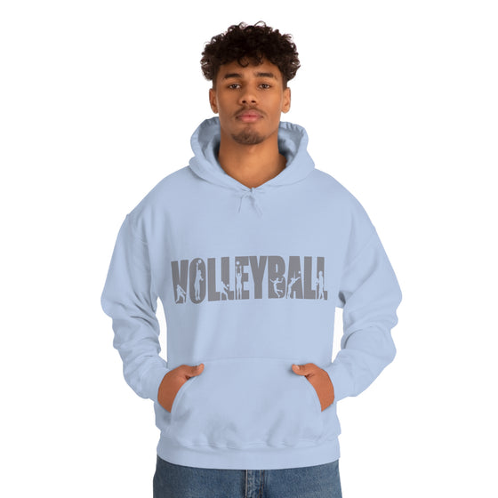 Chill Stitch – Volleyball Sport - Unisex Hooded Hoodie Sweatshirt – Embrace Your Vibe