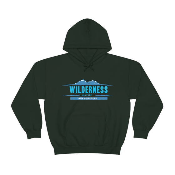 Chill Stitch – Wilderness Road Less Traveled - Unisex Hooded Hoodie Sweatshirt – Embrace Your Vibe