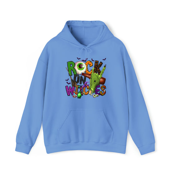 Halloween Sweatshirt | Rock On Witches | Unisex Hooded Hoodie Sweatshirt