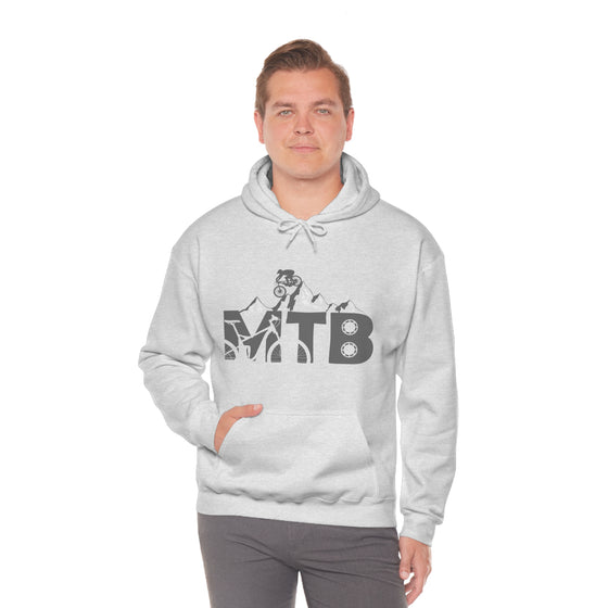 Chill Stitch – MTB Mountain Bike Mountains - Unisex Hooded Hoodie Sweatshirt – Embrace Your Vibe