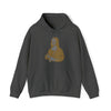 Mona Lisa France | Unisex Hooded Hoodie Sweatshirt  | Calligram Word Design