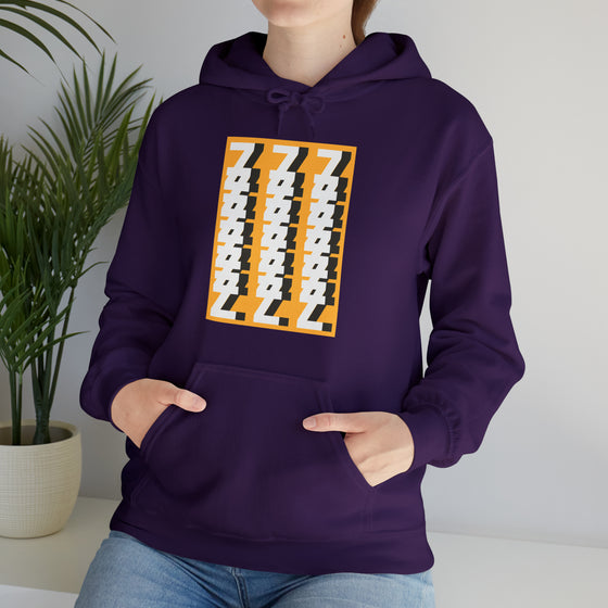 Abstract Shapes V1 Horizontal Scribe | Abstract | Minimalist | Modern  Unisex Hooded Hoodie Sweatshirt | Embrace Your Vibe