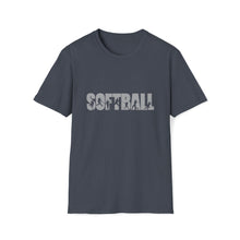  Softball Shirt | Softball Athlete Silhouettes | Unisex Soft Style T-Shirt Tee