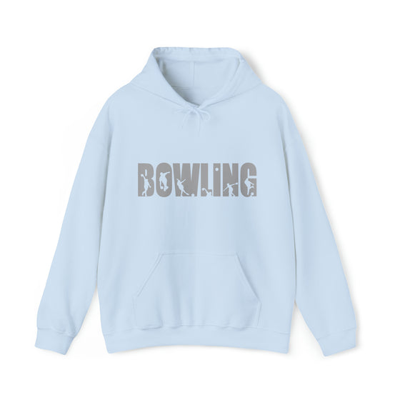 Bowling Silhouette Sport | Unisex Hooded Hoodie Sweatshirt | Embrace Your Vibe