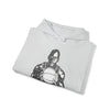 Michael Jordan Basketball | Unisex Hooded Hoodie Sweatshirt  | Calligram Word Design