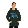 Floral Mandala Sea Turtle Sweatshirt | Unisex Hooded Hoodie Sweatshirt